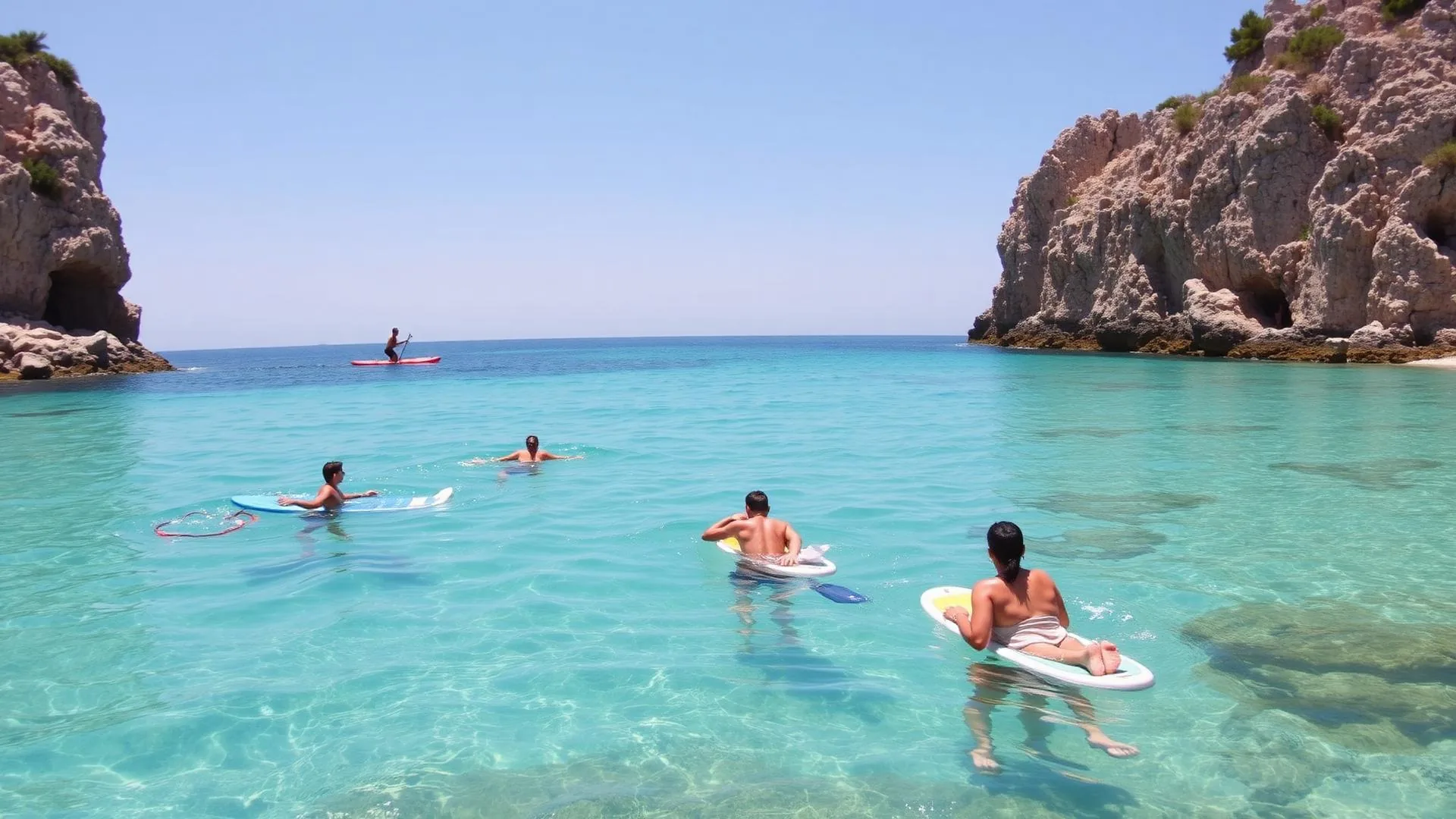 Snorkling och paddleboard i Ayia Napa